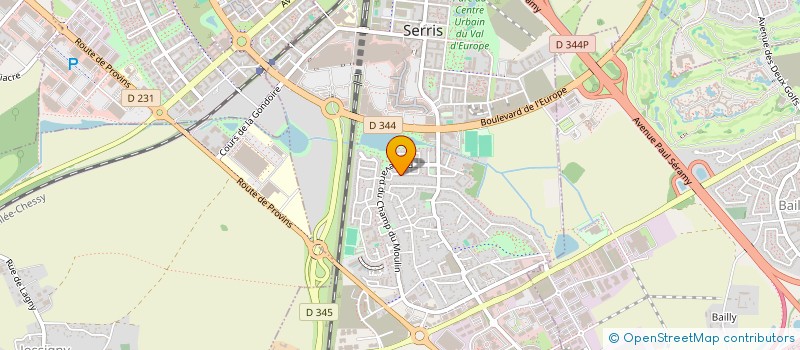 localisation de l'entreprise SCI MS'EL  SERRIS