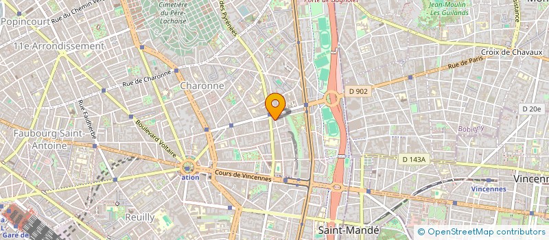 localisation de l'entreprise SCI MS GEMMA  PARIS