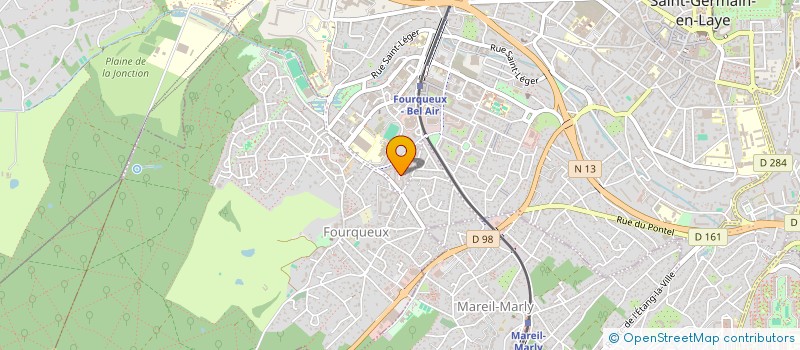 localisation de l'entreprise SCI MS HERIPEL  SAINT-GERMAIN-EN-LAYE