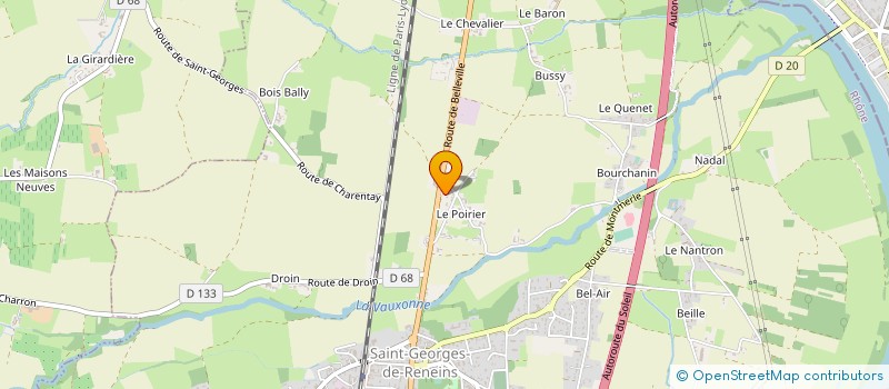 localisation de l'entreprise SCI MS IMMO  SAINT-GEORGES-DE-RENEINS