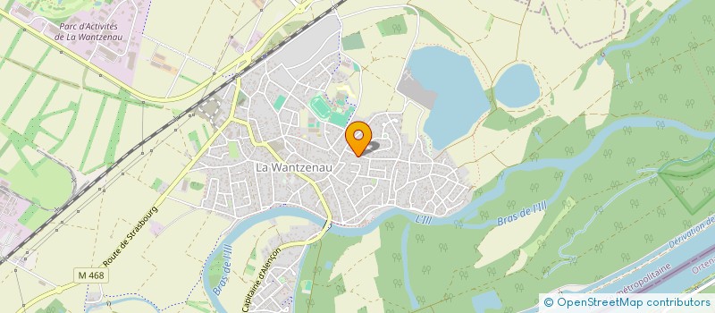 localisation de l'entreprise SCI MS IMMO  LA WANTZENAU