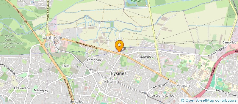 localisation de l'entreprise SCI MS IMMOBILIER  EYSINES