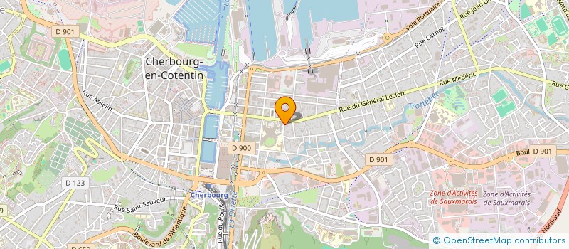 localisation de l'entreprise SCI MS IMMOBILIER à CHERBOURG-EN-COTENTIN