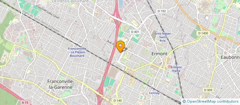 localisation de l'entreprise SCI MS IMMOBILIER à ERMONT