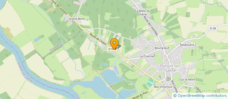 localisation de l'entreprise SCI MS IMMOBILIER  OUROUX-SUR-SAONE