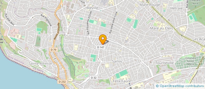 localisation de l'entreprise SCI MS INVEST à LE HAVRE