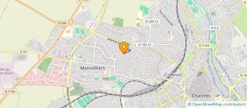 localisation de l'entreprise SCI MS MAINVILLIERS à MAINVILLIERS