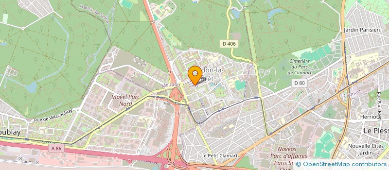 localisation de l'entreprise SCI MS MLF à MEUDON