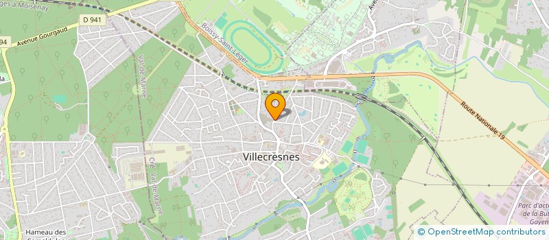 localisation de l'entreprise SCI MS PART  VILLECRESNES