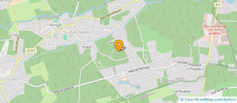 localisation de l'entreprise SCI MS PICARD à LE PIAN-MEDOC