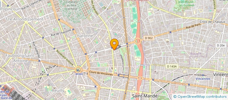 localisation de l'entreprise SCI MS POLLUX  PARIS