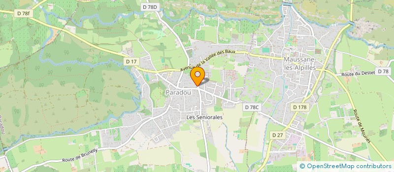 localisation de l'entreprise SCI MS PROVENCE  PARADOU