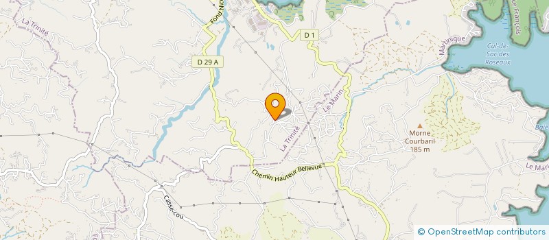 localisation de l'entreprise SCI MS SOVIC  LE ROBERT