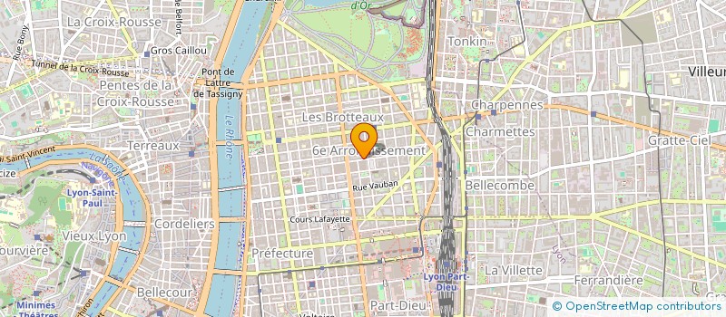 localisation de l'entreprise SCI MS123  LYON