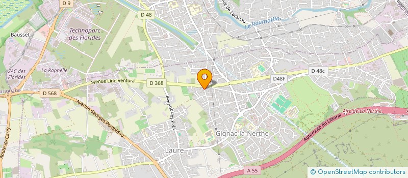 localisation de l'entreprise SCI MS2C  GIGNAC-LA-NERTHE