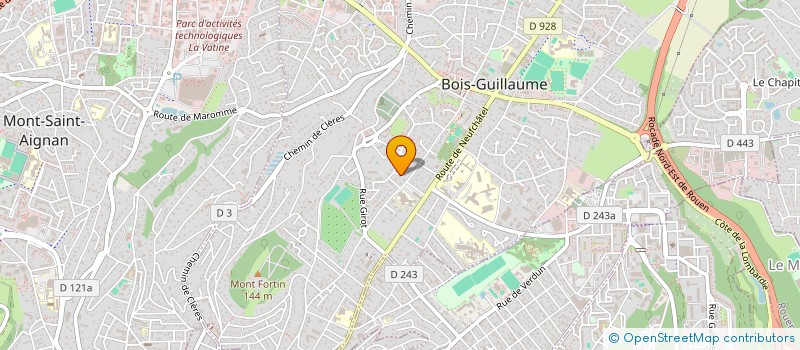 localisation de l'entreprise SCI MS2E à BOIS-GUILLAUME