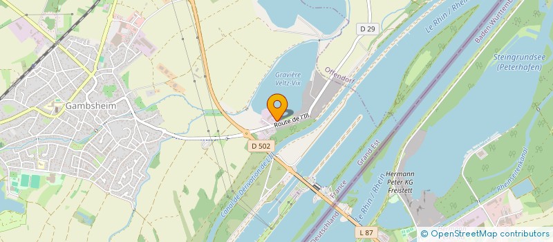 localisation de l'entreprise SCI MS2E  GAMBSHEIM