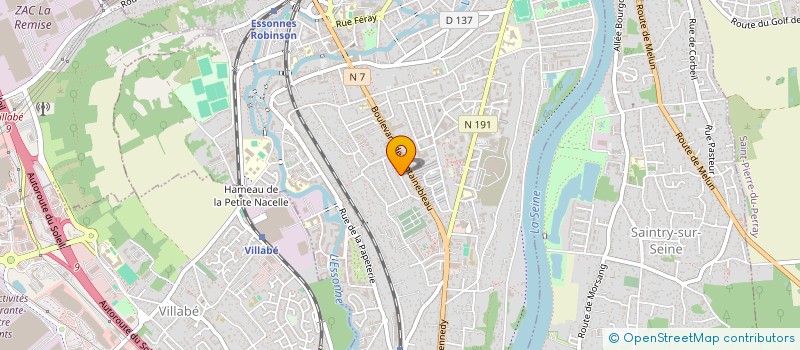 localisation de l'entreprise SCI MS91 à CORBEIL-ESSONNES