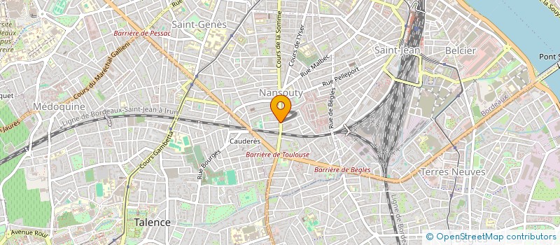 localisation de l'entreprise SCI MSA  BORDEAUX