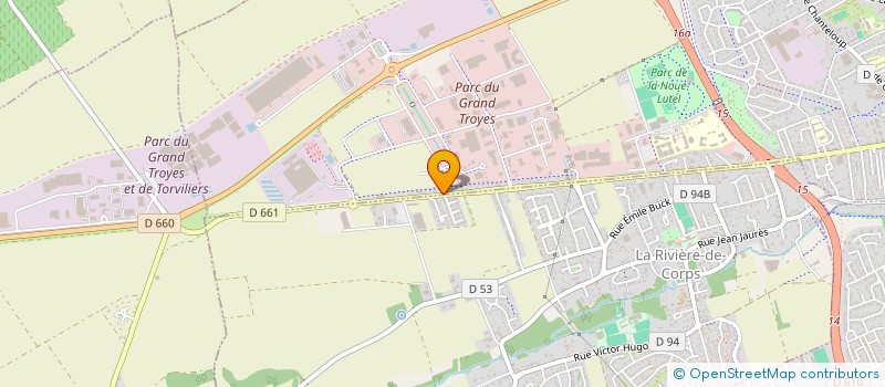 localisation de l'entreprise SCI MSA  SAINTE SAVINE