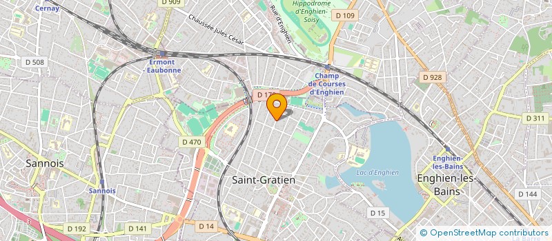 localisation de l'entreprise SCI MSA  SAINT-GRATIEN