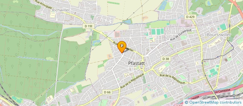 localisation de l'entreprise SCI MSA IMMO  PFASTATT