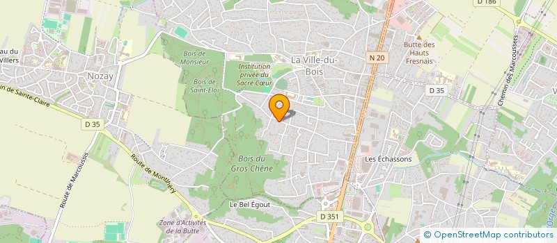 localisation de l'entreprise SCI MSA IMMOBILIER à LA VILLE-DU-BOIS