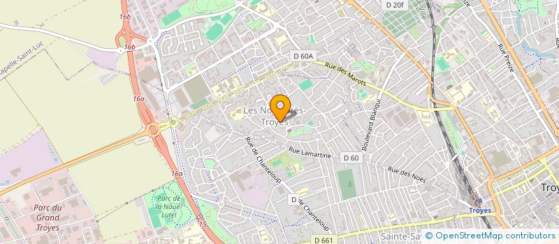 localisation de l'entreprise SCI MSAE  LES NOES-PRES-TROYES