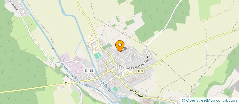 localisation de l'entreprise SCI MSB à WASSY