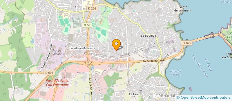 localisation de l'entreprise SCI MSB  DINARD