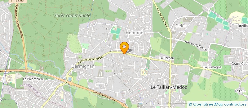 localisation de l'entreprise SCI MSB  LE TAILLAN-MEDOC