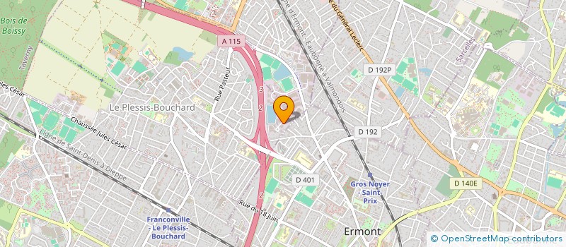 localisation de l'entreprise SCI MSBC à LE PLESSIS-BOUCHARD