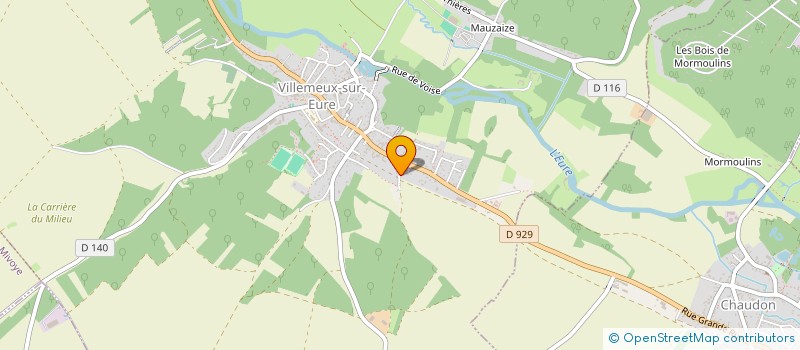 localisation de l'entreprise SCI MSBL à VILLEMEUX-SUR-EURE