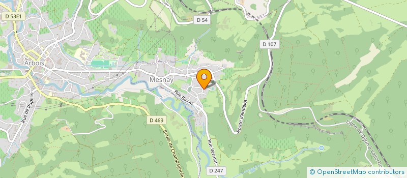 localisation de l'entreprise SCI MSC  MESNAY