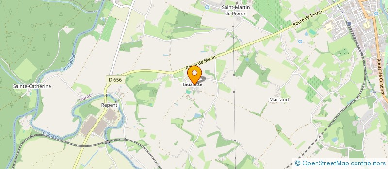 localisation de l'entreprise SCI MSC  NERAC