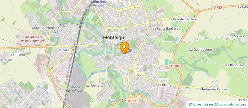 localisation de l'entreprise SCI MSC à MONTAIGU-VENDEE