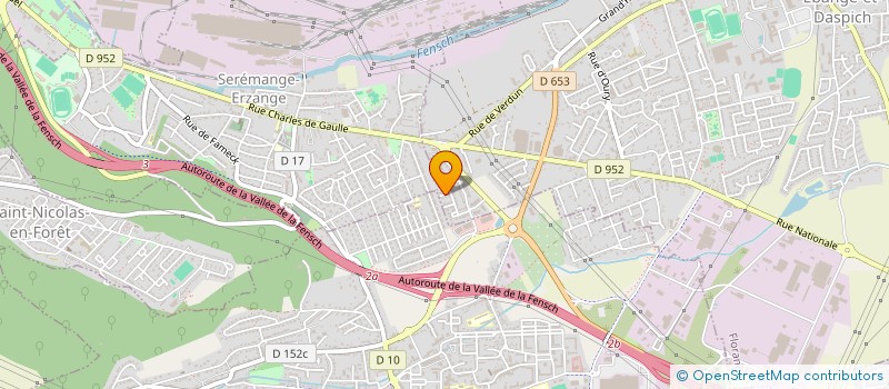 localisation de l'entreprise SCI MSC57  FLORANGE