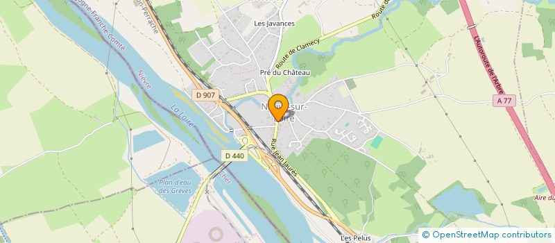 localisation de l'entreprise SCI MSCA à NEUVY-SUR-LOIRE