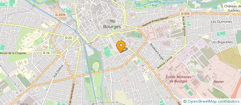 localisation de l'entreprise SCI MSCJP 18  BOURGES