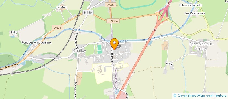 localisation de l'entreprise SCI MSD  SERMOISE-SUR-LOIRE