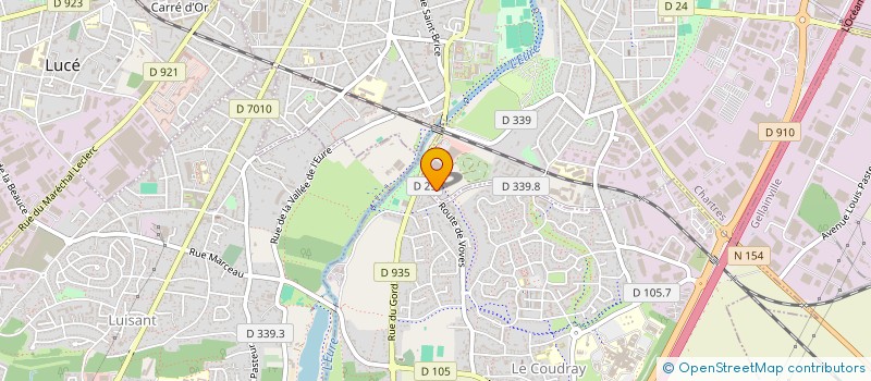 localisation de l'entreprise SCI MSDC 2022 à CHARTRES
