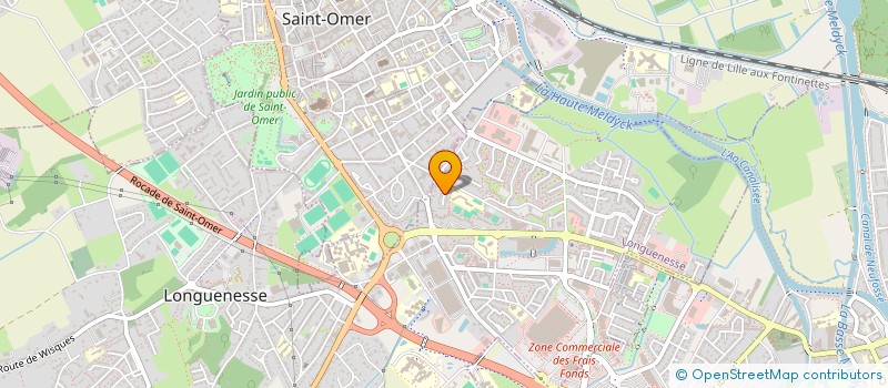 localisation de l'entreprise SCI MSDE  LONGUENESSE