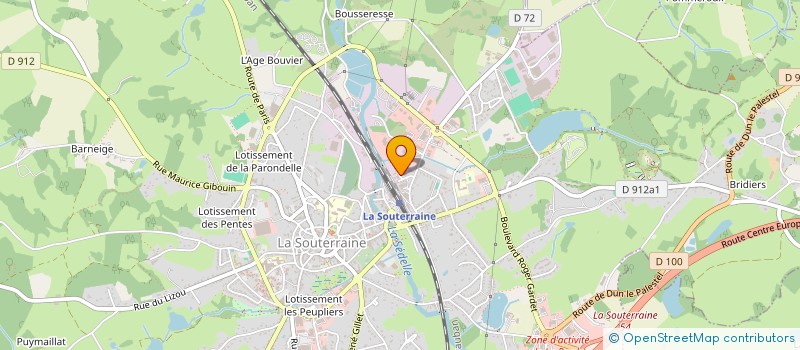localisation de l'entreprise SCI MSDO  LA SOUTERRAINE