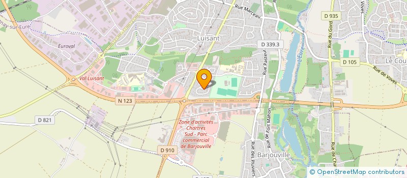 localisation de l'entreprise SCI MSDOC à LUISANT