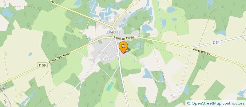 localisation de l'entreprise SCI MSDP à ISDES