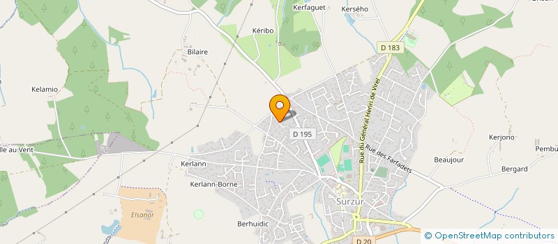 localisation de l'entreprise SCI MSF  SURZUR