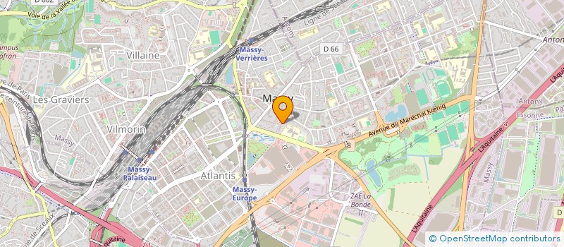 localisation de l'entreprise SCI MSF IMMO à MASSY