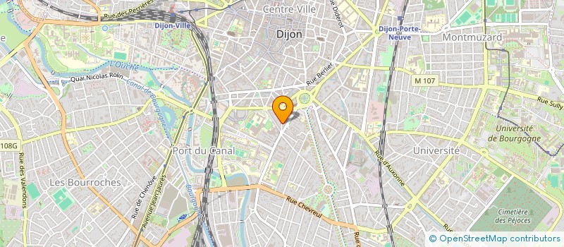 localisation de l'entreprise SCI MSFG IMMOBILIER à DIJON