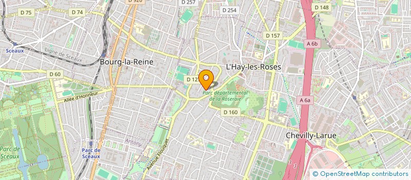 localisation de l'entreprise SCI MSGR  L'HAY-LES-ROSES