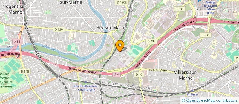 localisation de l'entreprise SCI MSH+ à BRY-SUR-MARNE
